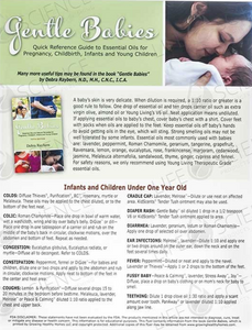 Gentle Babies Quick Reference Handout Pack (50 Sheets) - Debra Raybern